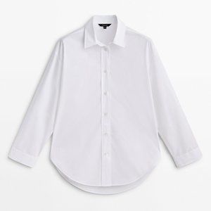 Massimo Dutti Cotton Poplin Shirt